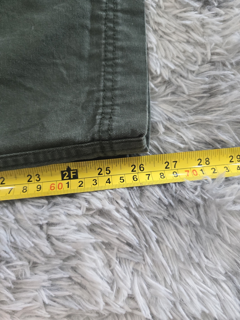 Vans Women's Cargo Pants in Dark Olive Green, Size 26 - Picture 9 of 9